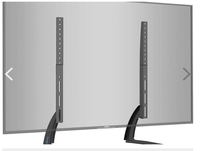 Universal Table Desk Pedestal TV Stand Tabletop Screen Monitor Riser for 22"-65" LCD/LED TVs-Securely Holds 50KG & Max.VESA 800x400mm