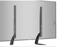 Universal Table Desk Pedestal TV Stand Tabletop Screen Monitor Riser for 22"-65" LCD/LED TVs-Securely Holds 50KG & Max.VESA 800x400mm
