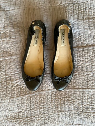 L.K. Bennett ballerinas black
