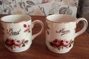Vintage Mum &amp; Dad Mugs
