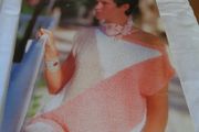 "Emu" Ladies Sleeveless Cotton Jumper Knitting Pattern for Sale