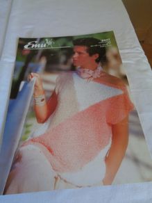 "Emu" Ladies Sleeveless Cotton Jumper Knitting Pattern for Sale