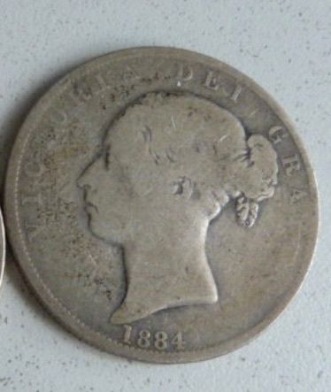 Victoria Half Crown 1884
