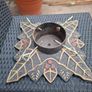 Lovely Vintage Heavy Cast Iron Christmas Tree Stand Image 2