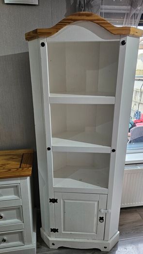 corner display cabinet and drawer unit