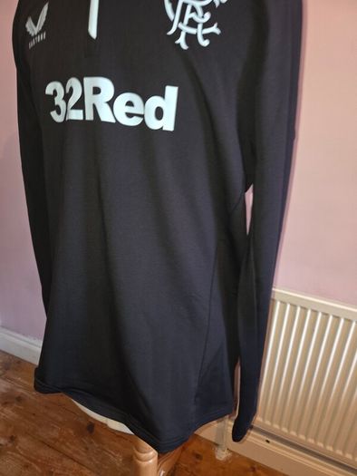 Brand New Rangers Pro Player 1/4 Zip Training Top - Large size