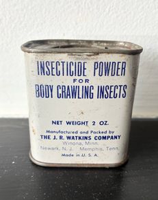 WW2 Insecticide Powder Tin