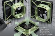 Custom 3D Printed Corsair Capswap RAM and VRM Cooling Fan Cap