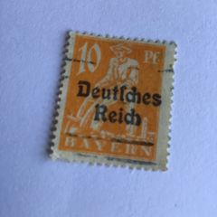 Rare Genuine WW2 German stamp