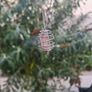 Nice genuine 925 Sterling Silver Wire Cage Pendant Necklace holding a natural Polished Smoky Quartz Crystal Gemstone Image 7