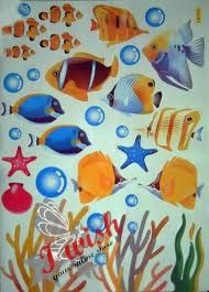 Nice Colour Fish Bathroom Kids Nursery Children Wall Stickers