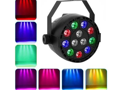 Mini Led Par 12x3W RGBW Wash Lighting For DJ Party Club Disco Stage Light Lighting Effect Family 8 channels DMX 512 Master/Save Light