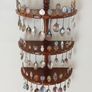 Souvenir spoons on 3-tier wall-mounted souvenir spoon display rack   36spoons Image 2