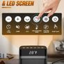 FREE 3 DAY SHIPPING 2000W Electric Heater Energy Efficient, Electric Fan Heater with 3 Modes, Low Energy ECO Mode, Ambient Temperature Display Image 6