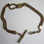 Victorian  Gold Filled Pocket Watch Chain length 13" Image 2
