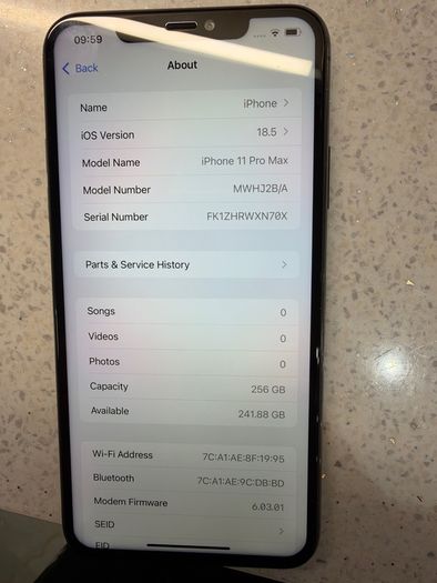 iPhone 11 Pro Max 256