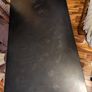 Black glass-topped office desk Image 4