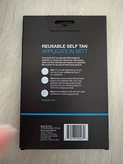 Bondi sands the austrailian tan reusable self tan application mitt