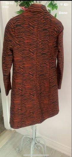 jacket Bnwt gallery jacket 8/10 rust animal print