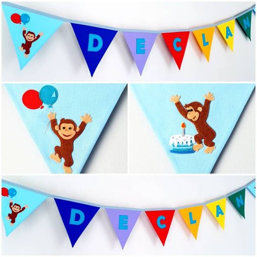 Eco-Friendly Personalised Cotton Bunting Made to Order