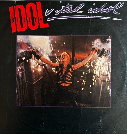 Billy Idol. Vital Idol greatest hits Zimbabwe release in vg+ condition