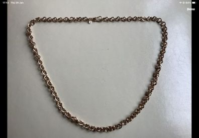 New 9ct Solid  Heavy Gold  24" Chain. Will Last More Then A Lifetime
