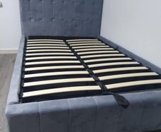 Sale On New Grey Colour  4ft6, 5ft, And 6ft Sizes Ottoman Gaslift Storage Beds. New Geniun Emma. Mattresses Instock