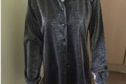 Sparkle dark silver blouse