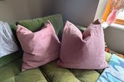 2 x Paul Costelloe Dunnes Stores Blush Pink Cushions
