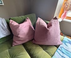 2 x Paul Costelloe Dunnes Stores Blush Pink Cushions