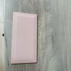 Pink subway tiles