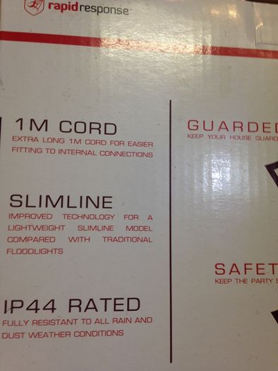 LED Flood light with PIR