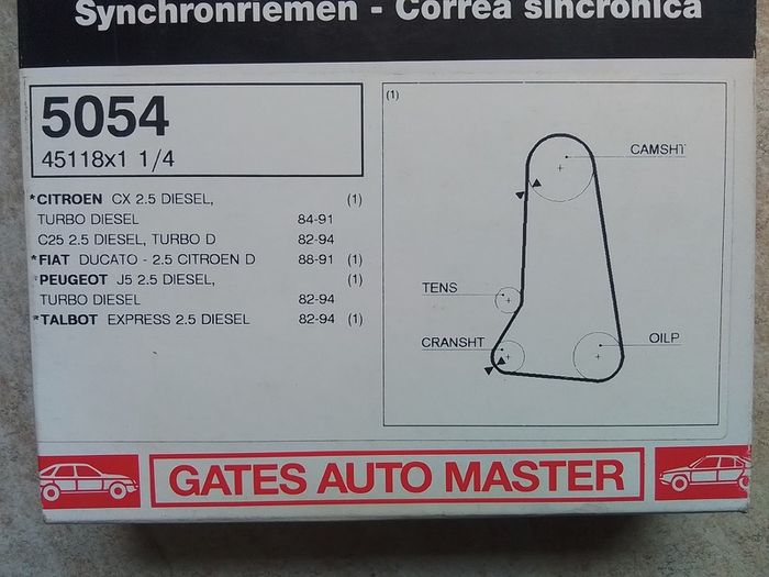 Fiat / Peugeot  / Citroen Timing Belt.