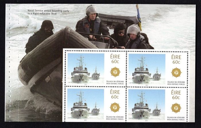 2013 Ireland Irish Defence Forces Commemorative Stamp Booklet Mint Never Hinged (MNH)