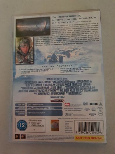 The Day After Tomorrow DVD (2004) Dennis Quaid, Emmerich (DIR) cert 12