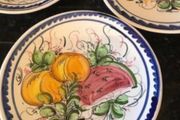 Hand Painted Wall Plates Set