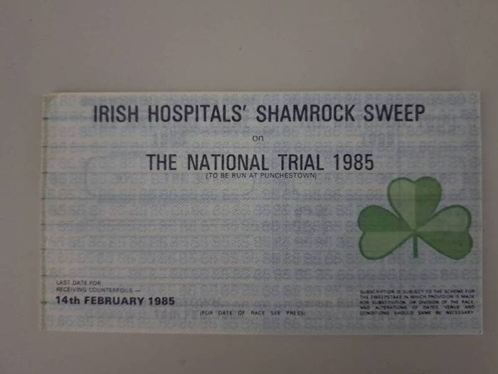Book of12 Unused 1985 Irish Hospitals Sweepstake Tickets