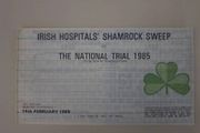 Book of12 Unused 1985 Irish Hospitals Sweepstake Tickets