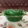 Vintage Appolia French Ceramic Sunflower Baking Form in Provincial Green Image 10