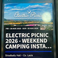 2 electric picnic tickets
