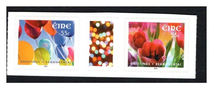 2011 Ireland Greetings Booklet self-adhesive Commemorative Stamps Mint Never Hinged (MNH)