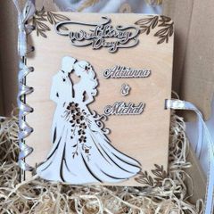 wedding wooden gift card