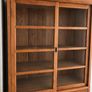 Large Solid Wood Glass Display Cabinet / Kitchen Image 9