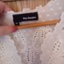 The Kooples Women's White Stitched Dots Embroidered Lace Cottagecore Dress M Image 10