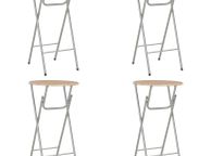 main image for ad Bar Tables 4 pcs Oak 60x112 cm MDF