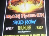 Iron Maiden-Monsters Of Rock Donington Park UK August 22nd 1992 concert poster