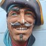 Vintage Legend Products Chalkware Pirate Image 2