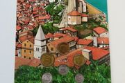 Slovenia pre euro vintage original coins set 1990s BUNC