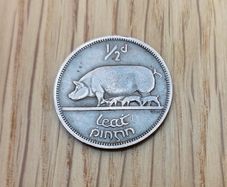 1949 Eire Half Penny