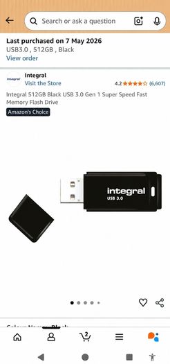 Integral 512GB Black USB 3.0 Fast Memory Flash Drive